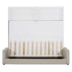Queen Murphy Bed with Sofa - 2 - in - 1 Design, Storage Solutions & Dual - Piston Mechanism