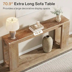 70.9 - Inch Console Sofa Table for Living Room, Entryway, and Hallway
