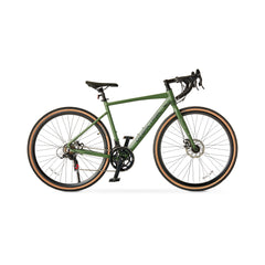 700c Ozark Trail G.1 Explorer Drop Bar Gravel Bike, Medium Frame, Fits Riders 5'5" - 5'10", Green, Adult