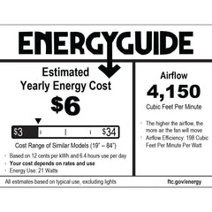 Hunter Anza 52 LED Ceiling Fan, Brushed Nickel