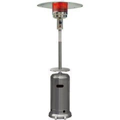 Hanover 7' Tall 41,000 BTU Stainless Steel Umbrella Propane Patio Heater