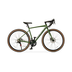 700c Ozark Trail G.1 Explorer Drop Bar Gravel Bike, Medium Frame, Fits Riders 5'5" - 5'10", Green, Adult