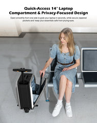 L2 - S Smart Rideable Luggage, Foldable Electric Scooter Suitcase, 6.2 Mph Max Speed, 6.2 - Mile Range, Lightweight Portable Design