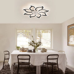 Garwarm Dimmable Ceiling Fan with Light and Remote Control, 27" Small Flush Mounted Ceiling Fan