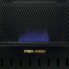 ML100TBAHR Ventless Propane Gas Blue Flame Space Heater with Thermostat Control