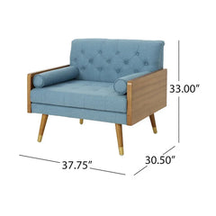 Frankie Mid - Century Modern Club Chair by Christopher Knight Home