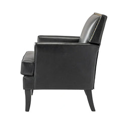 Nileus Set of 2 Modern Classic Polyester Accent Chairs with Solid Wood Legs by HULALA HOME