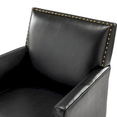 Nileus Set of 2 Modern Classic Polyester Accent Chairs with Solid Wood Legs by HULALA HOME