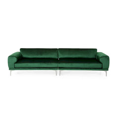 Christopher Knight Home Croydon Modern Glam Velvet Sofa for 4