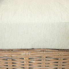 Furniture of America Lali Rustic Kubu Rattan Wicker Lounge Chair