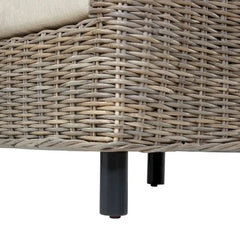 Furniture of America Lali Rustic Kubu Rattan Wicker Lounge Chair