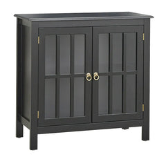 Portland 2 - Door Glass Cabinet by Simple Living
