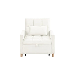 Versatile Sleeper Chair with Removable Pillow