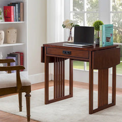 Leick Home Mission Style Writing and Computer Desk