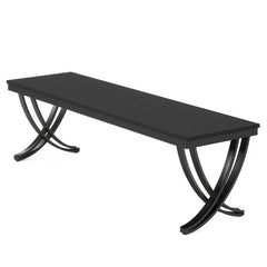 78.74 - Inch Extra Long Double Computer Desk with Stylish Metal Legs for Home Office