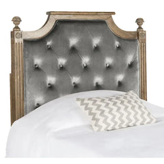 SAFAVIEH Desiderata Rustic Wood Upholstered Headboard