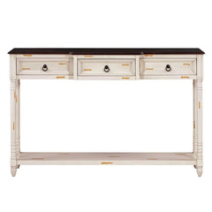 Entryway Console Table with Drawers - Stylish Sofa Table