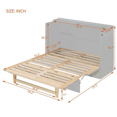 Nestfair Full - Size Murphy Bed with Spacious Drawers