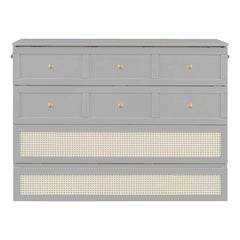 Nestfair Full - Size Murphy Bed with Spacious Drawers