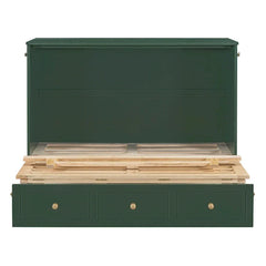 Nestfair Full - Size Murphy Bed with Spacious Drawers