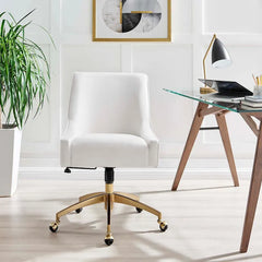 Discern Velvet Performance Office Chair