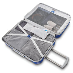 American Tourister Pirouette NXT Hardside Large Checked Luggage with Spinner Wheels - Ultramarine