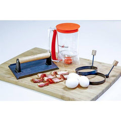 4-Piece Cast Iron Cookware Set in Multi - Colored
