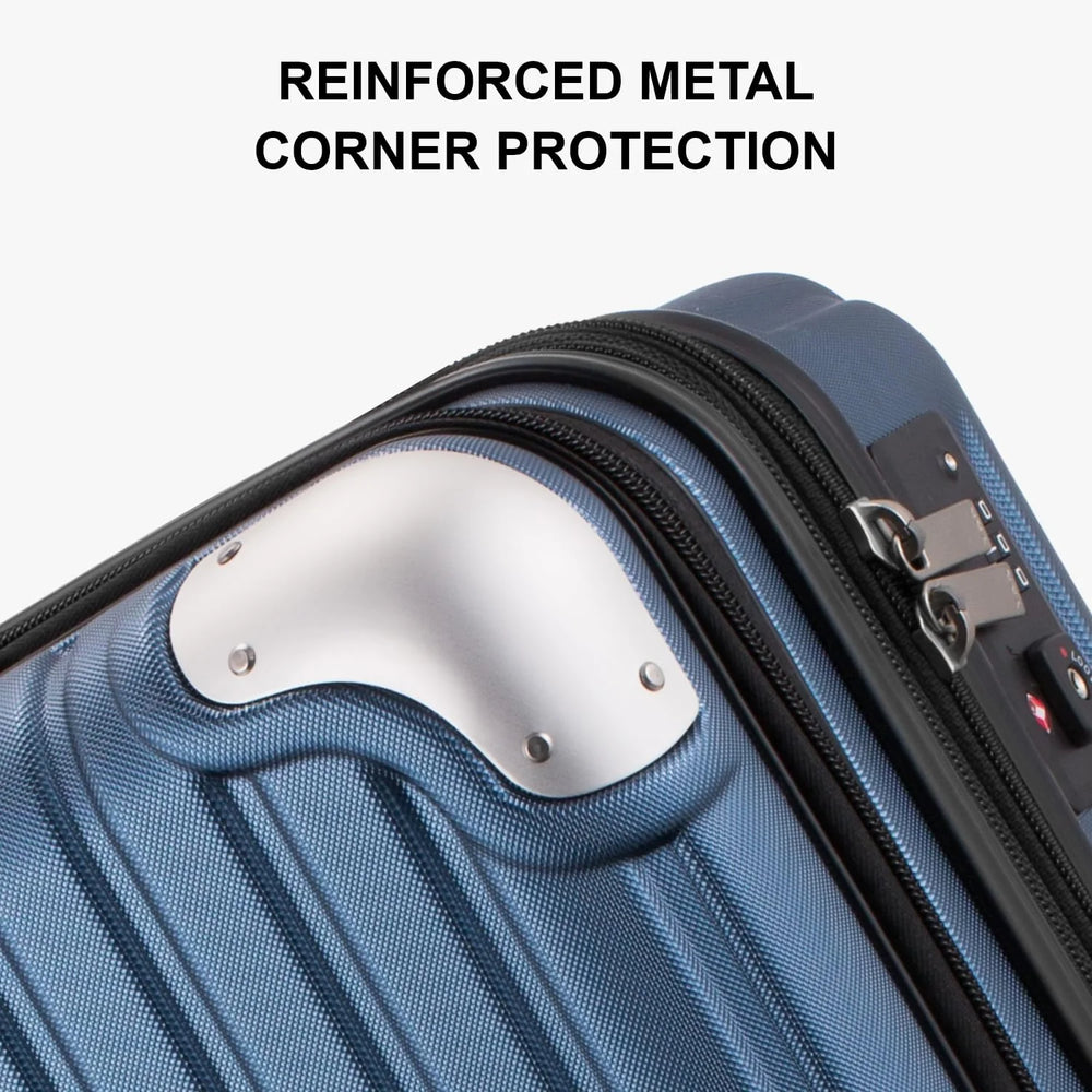 LEVEL8 Grace EXT 20 Carry On Luggage With Wheels