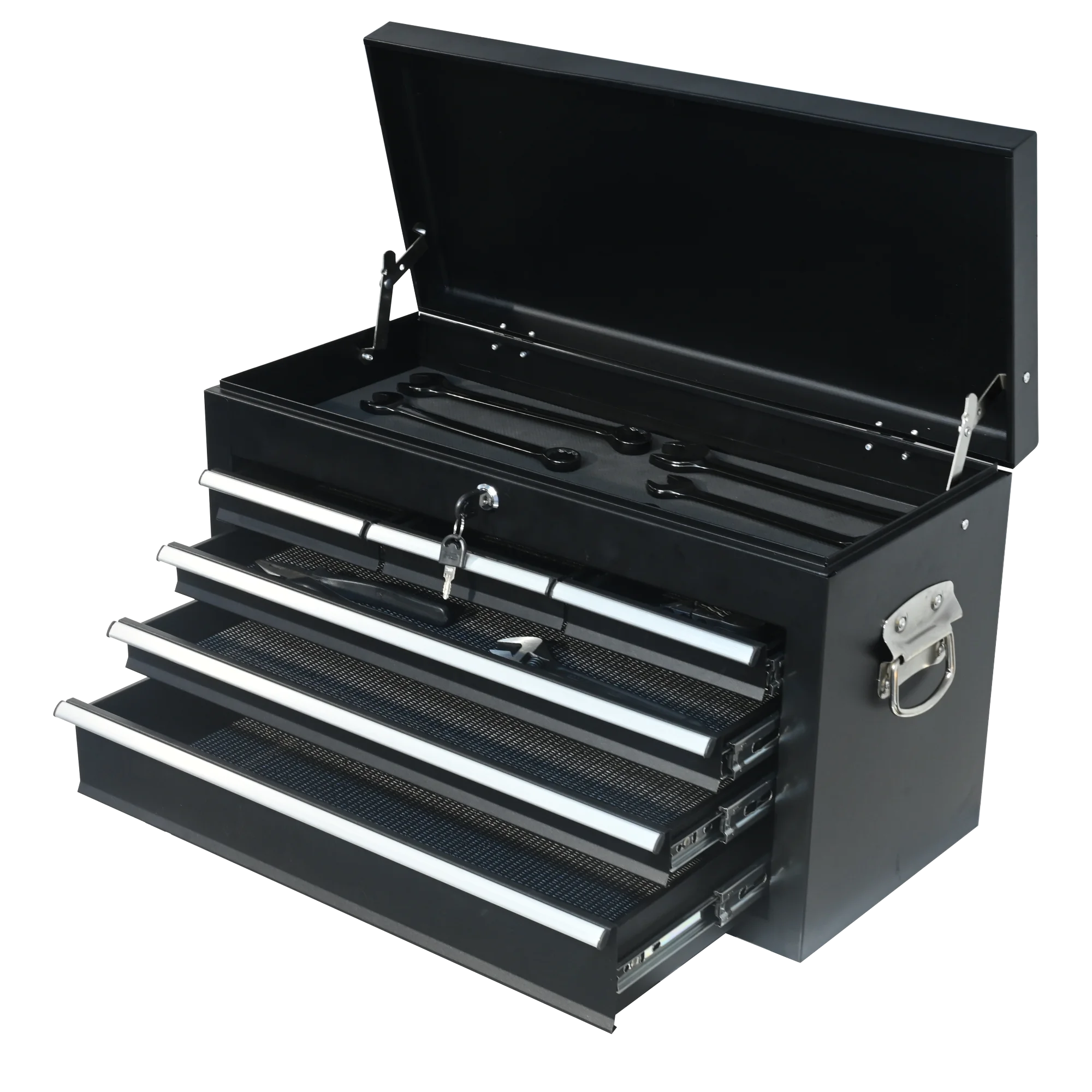 8 Drawer Large Capacity Rolling Toolbox, Detachable Cabinet Storage Tool Chest with Wheels, Tool Storage Cabinet with Lock for Workshop Garage