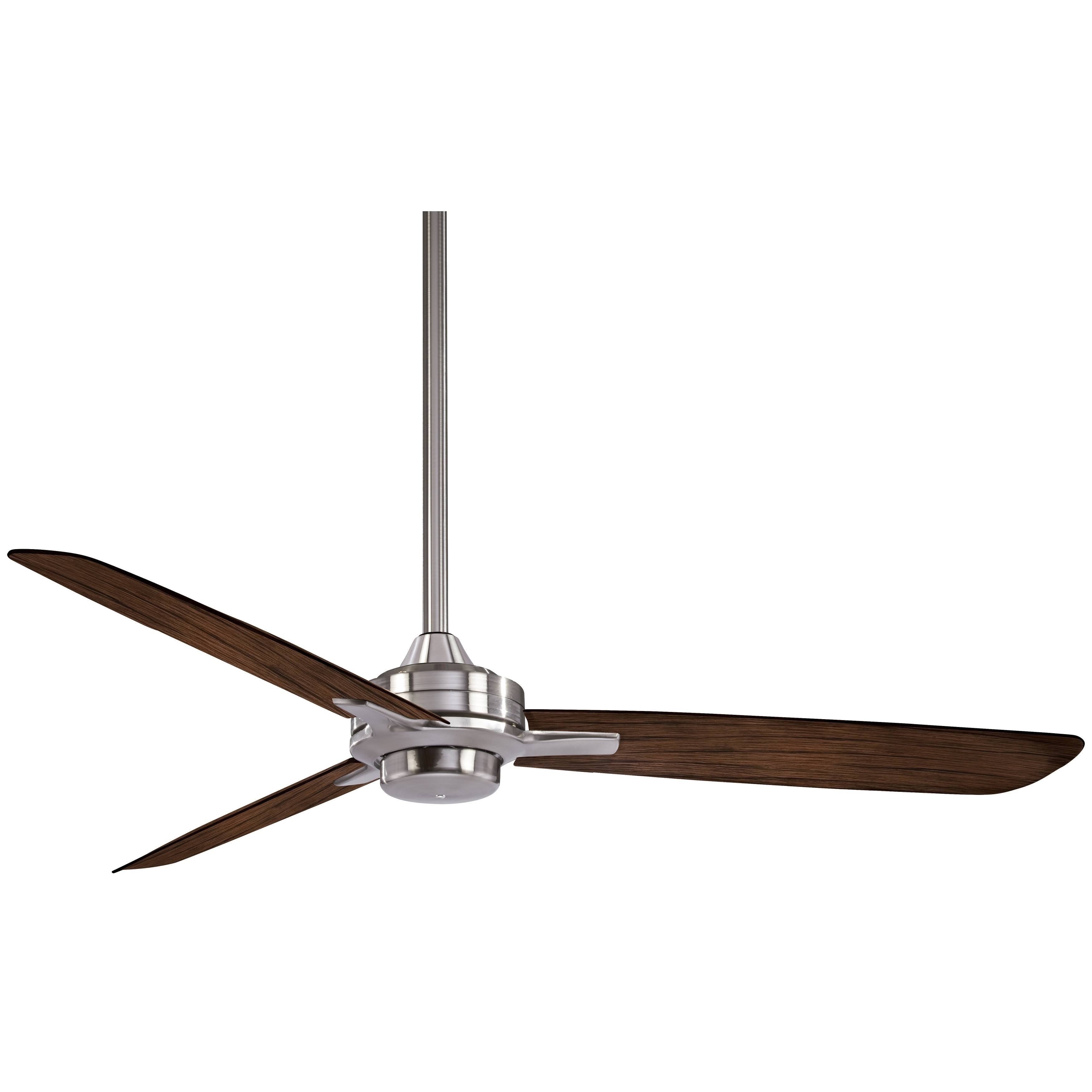 Minka Aire F727 Rudolph 52" Ceiling Fan Brushed Nickel/Medium Maple